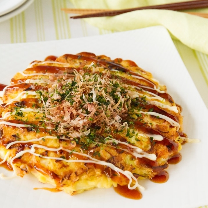 豆腐のお好み焼き Tofu Okonomiyaki